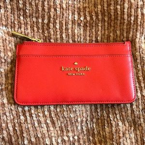 RED KATE SPADE WALLET